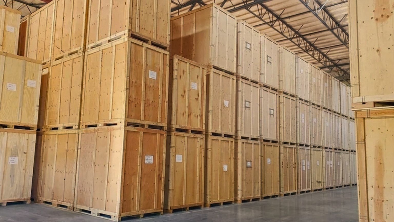 Export packaging ready for shipment from China